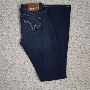 PRVCY Low Rise Boot Cut Jeans